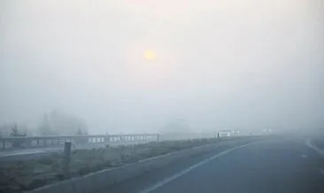 Yoğun sis trafiği aksattı