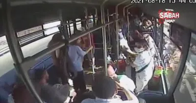Halk otobüsü şoförü, dili boğazına kaçan çocuğu hastaneye böyle yetiştirdi | Video