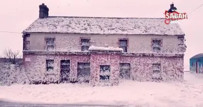 İrlanda’da görenleri şakına çeviren olay! Kasabayı kaplayan köpükler kamerada | Video