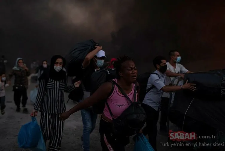Yunanistan’daki Moria sığınmacı kampında ikinci kez yangın çıktı