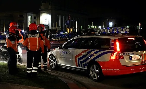 Brüksel'de Uber protestosu