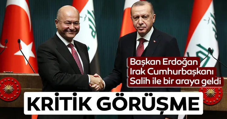 Başkan Erdoğan, Irak Cumhurbaşkanı Berham Salih ile görüştü