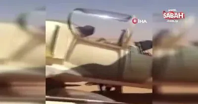 Hafter’e ait savaş uçağı Libya-Nijer sınırına acil iniş yaptı | Video