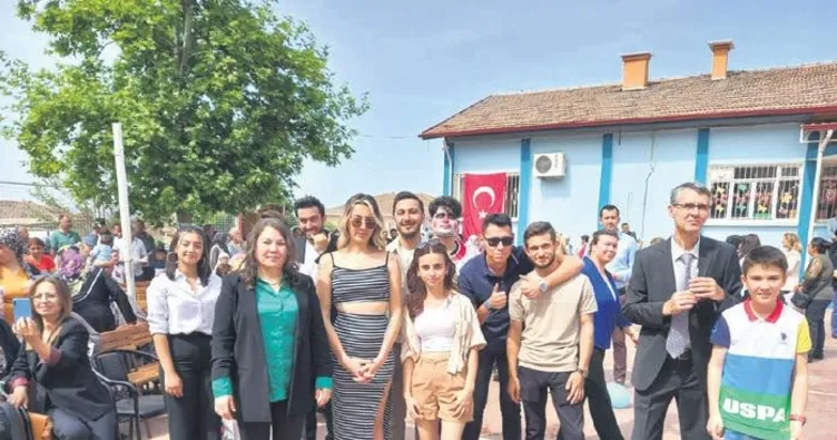 Mezunu olduğu köy okulunu yeniledi