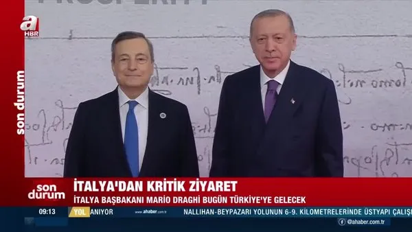 İtalya Başbakanı Draghi, bugün Türkiye'ye geliyor | Video