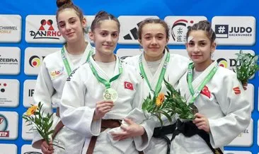 Milli judocu Fatma Zehra Meki, kazandığı altın madalyayı Filistinlilere armağan etti #antalya