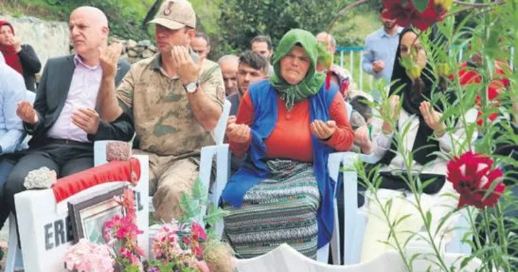 Şehit Eren Bülbül için anma töreni