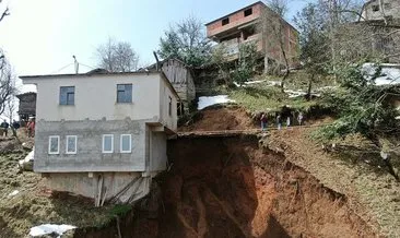 Son dakika: Trabzon’da heyelan! Arsin ve Düzköy’de evler boşaltıldı: O taş düşerse mahalle yok olur