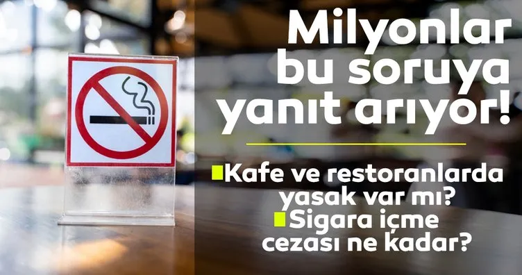 İstanbul’da sokakta sigara içme cezası ne kadar, kaç TL? Sokakta sigara içme yasağı cezası ne kadar, kafe restoranlar yasak var mı?