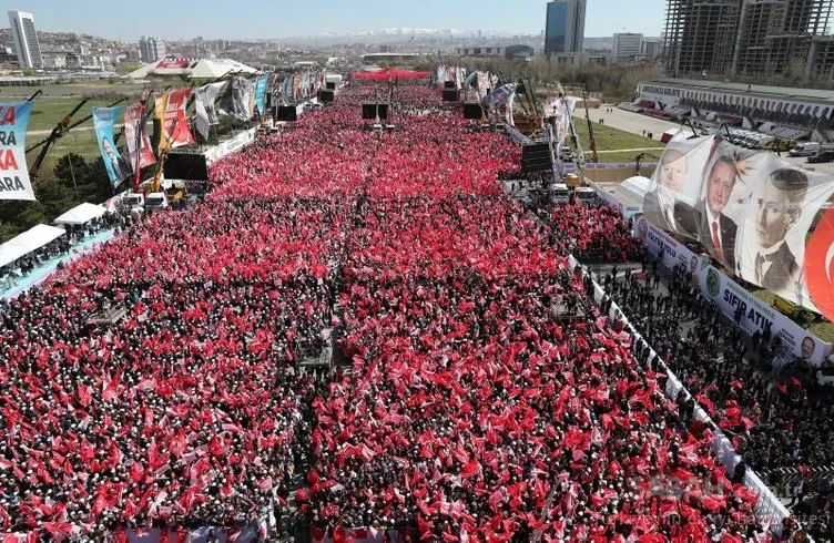 Başkan Erdoğan resmi rakamı açıkladı! Cumhur İttifakı Ankara mitinginde coşkulu kalabalık!