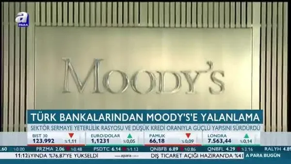 Türk bankalarından Moody's'e yalanlama