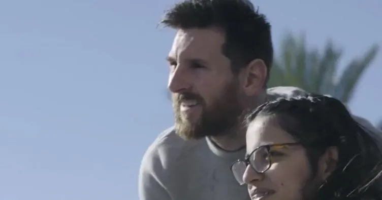Suriyeli sığınmacıya Messi’den büyük sürpriz