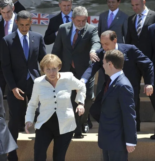 G-8'den ilginç kareler