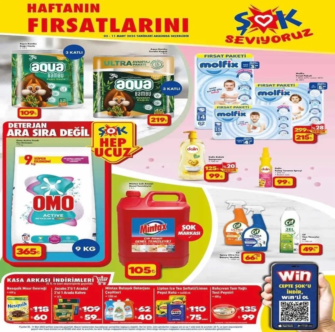 BÜYÜK İNDİRİMLER RAFLARDA: ŞOK aktüel 5-11 Mart 2025: Ütü, mikser, kahve makinesi, bardak, organizer çanta, sunumluk...