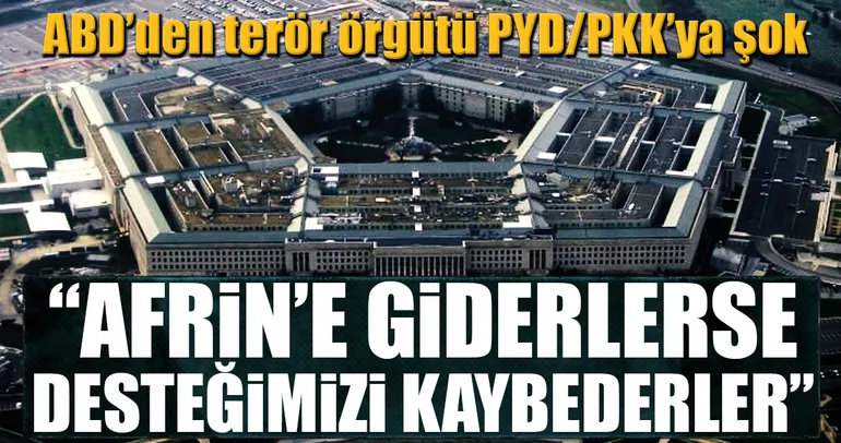 Pentagon'dan PYD açıklaması