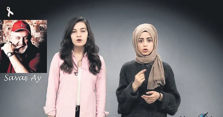 Damla ve Fatma kamu spotu yaptı