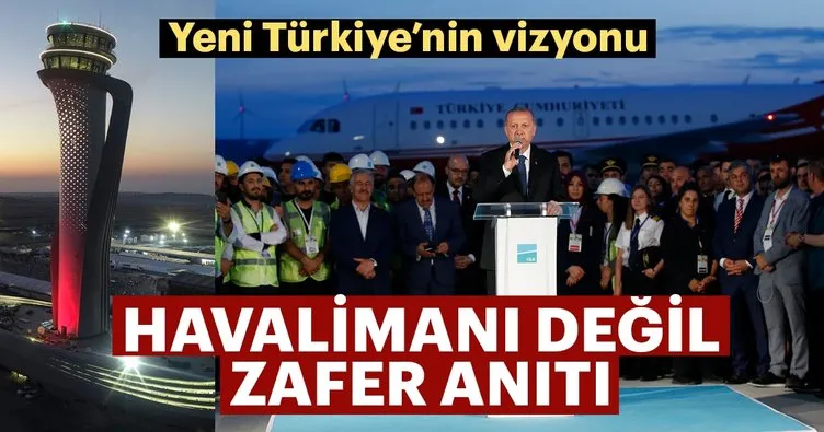 Havalimanı değil zafer anıtı