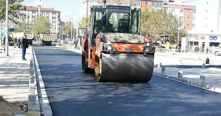Kumyol Caddesi’nde asfalt çalışmaları sona erdi