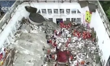 Çin’de spor salonunun çatısı çöktü! 11 çocuk öldü