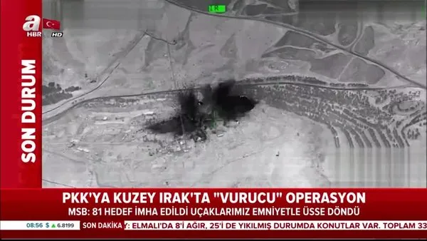 Son dakika: TSK'dan teröristlerin inlerine dev operasyon! 81 terör hedefi imha edildi | Video