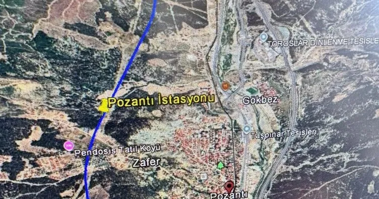 Pozantı hızlı tren projesinde yer alıyor