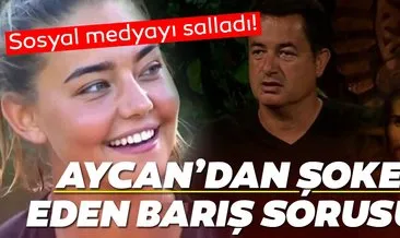 Son dakika haber: Survivor final öncesi Aycan’ın Barış Murat Yağcı’ya sorusu sosyal medyayı salladı... Survivor canlı yayında şaşkına çeviren sözler!