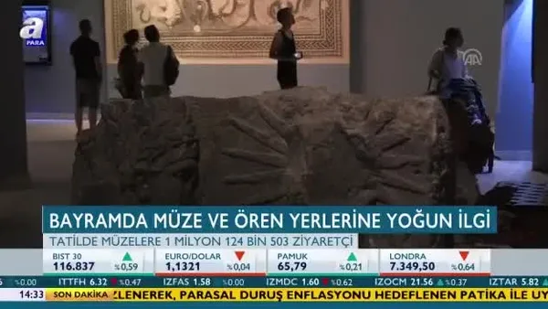 Bayramda müze ve ören yerlerine yoğun ilgi