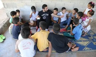 Suriyeli çocukların mutluluğu için buluştular