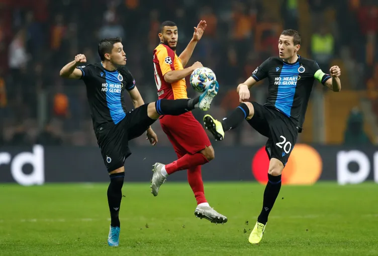 Galatasaray - Club Brugge maçından kareler