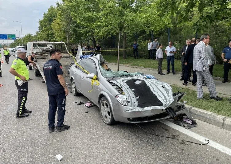 Son dakika | Bursa’da feci kaza: 4 ölü var! Beton mikseri otomobili böyle biçti!
