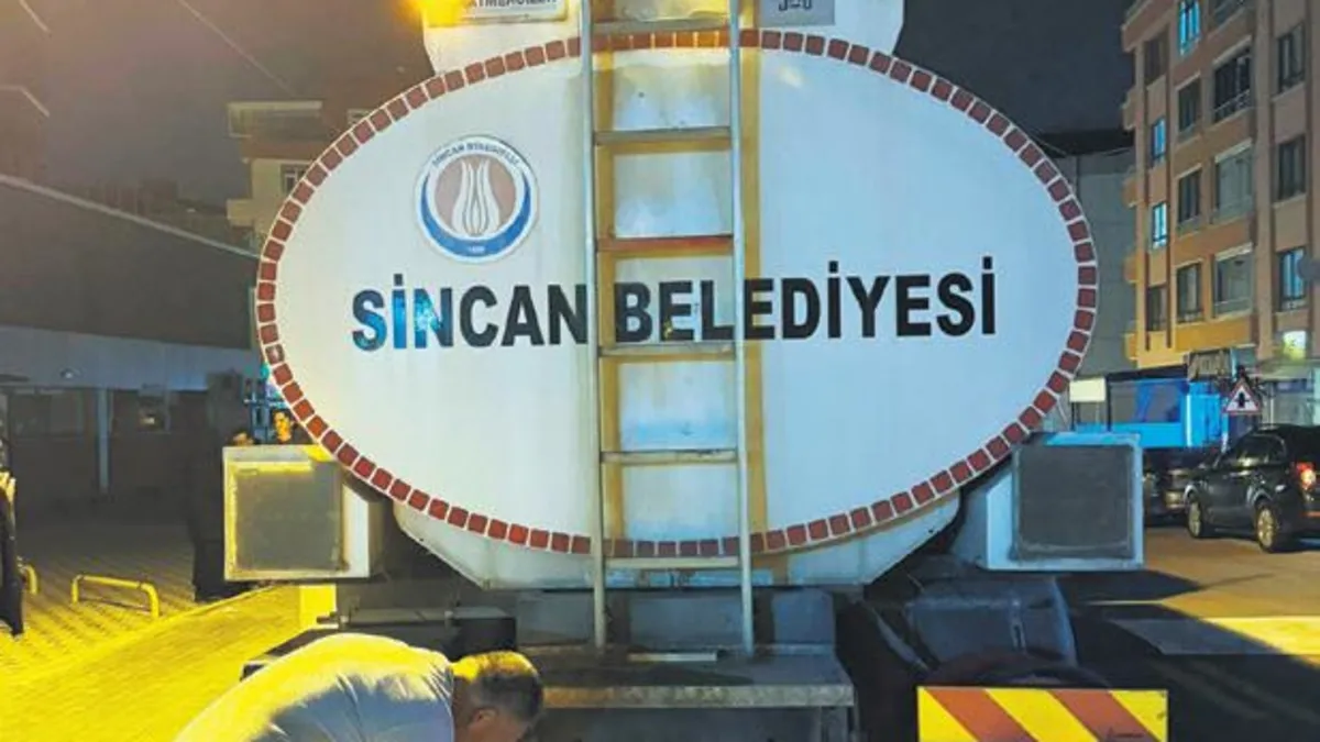 Ankara’daki su krizine tankerli çözüm
