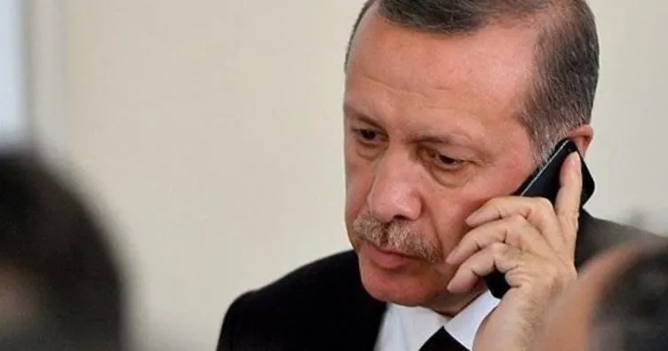 Cumhurbaşkanı Recep Tayyip Erdoğan’dan taziye telefonu