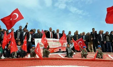 Türk bayraklı tepeye 300 araçlık konvoyla ziyaret!