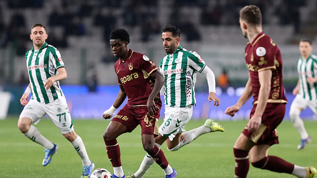 Son dakika haberi: Trabzonspor fırsat tepti! Konyaspor evinde kazandı