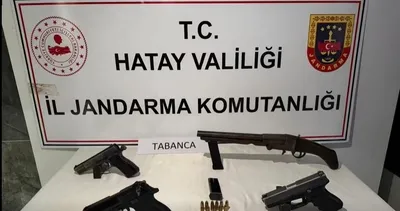Ruhsatsız silah operasyonunda 1 kişi yakalandı #hatay