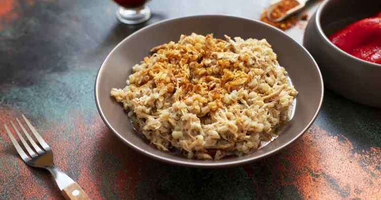 Tavuk etli bulgur keşkeği