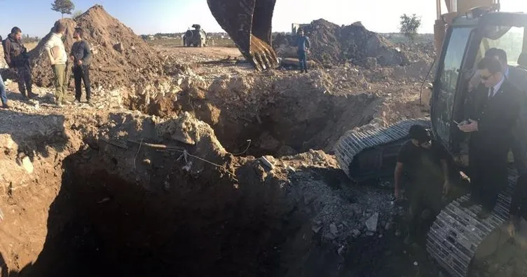 Nusaybin’de teröristlerce kazılan tünel bulundu