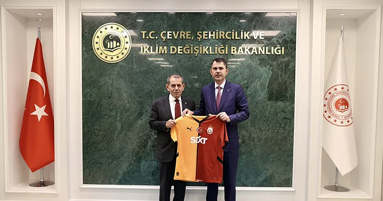 Bakan Kurum, Dursun Özbek’i kabul etti