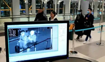 Çin’den İstanbul’a gelen yolcuların termal kameralarla kontrolü devam ediyor