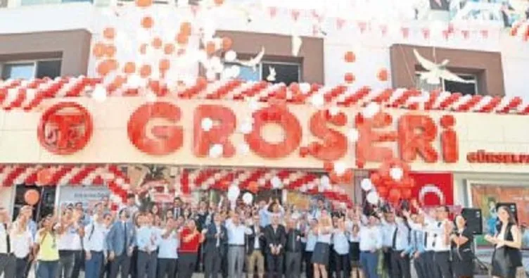 Groseri’nin 25. mağazası Gürselpaşa’da açıldı