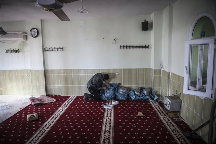 PKK’lılar camiye de bomba yerleştirmiş!