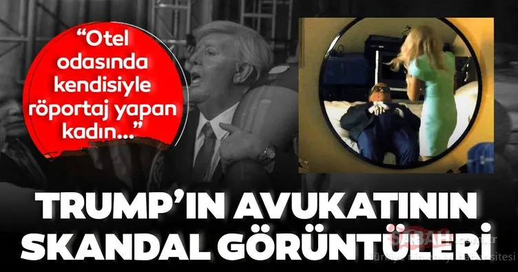 Son Dakika… Trump’ın avukatının uygunsuz görüntüleri tartışmaya neden oldu! Kendisiyle röportaj yapan kadın gazeteci…