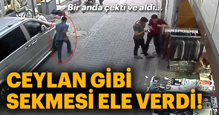 Adana’da genç kızın cep telefonunu çalan yankesiciyi ayakkabısı ele verdi
