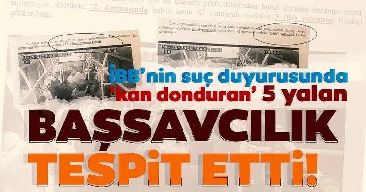 İstanbul Cumhuriyet Başsavcılığı; İBB’nin suç duyurusunda 5 yalan tespit etti