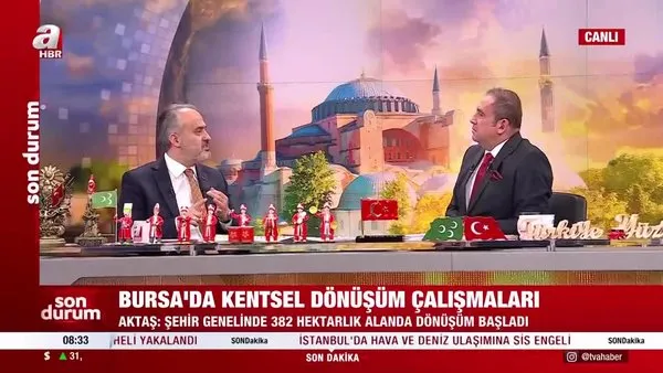 Bursa Büyükşehir Belediye Başkanı Alinur Aktaş: 