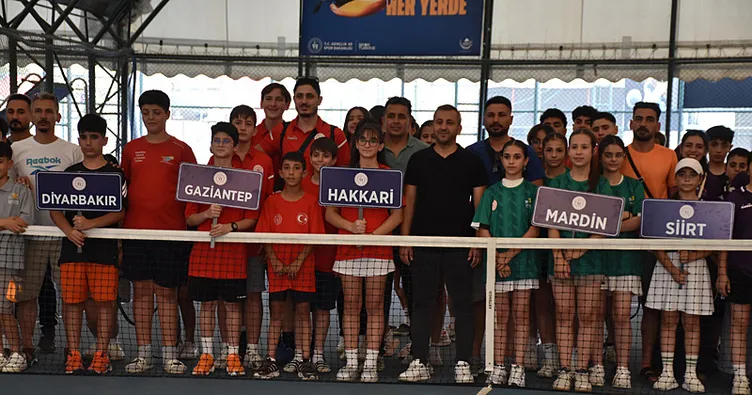 Şırnak’ta ANALİG Tenis heyecanı başladı!