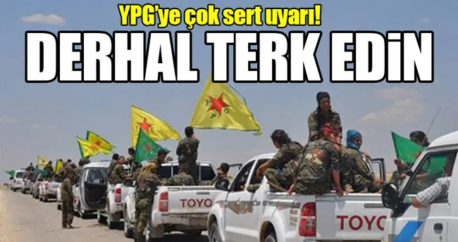 Çavuşoğlu’ndan YPG’ye çok sert uyarı!