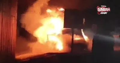 Sinop’ta seyir halindeki araç bir anda alev aldı | Video