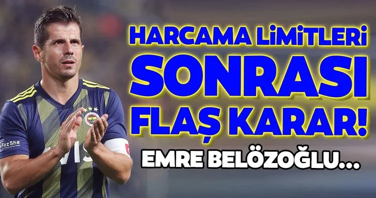 Fenerbahçe’de son dakika haberi: Harcama limitleri sonrası Emre Belözoğlu...
