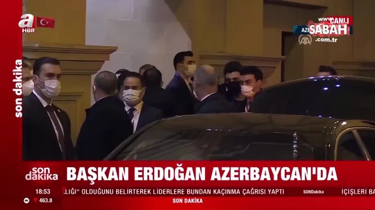 Başkan Erdoğan Azerbaycan’da